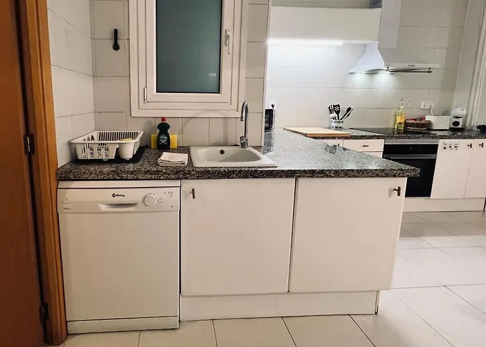 Acojedor Apartamento, Centro Con Patio 아파트 사바델