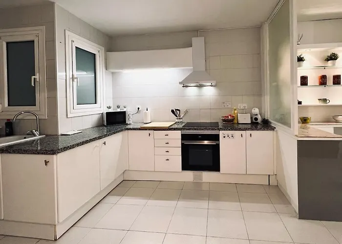 Acojedor Apartamento, Centro Con Patio * 사바델